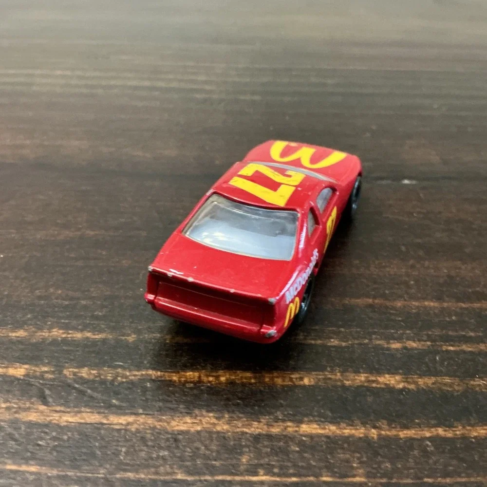 Hot Wheels 1993 McDonalds NASCAR‎ 27 Red Diecast Racing Car Vintage Toy Mattel